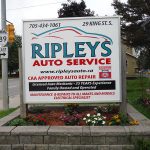 Ripleys Auto Service Sign